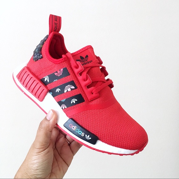 Adidas NMD R1 Mini Trefoil Print - Picture 3 of 8